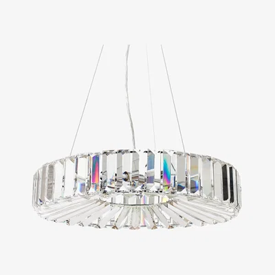 BHS.com Renee Crystal Pendant, Chrome