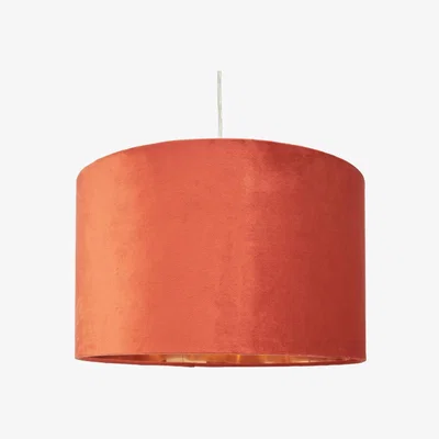 BHS.com Large Velvet Easyfit Shade, Burnt Orange