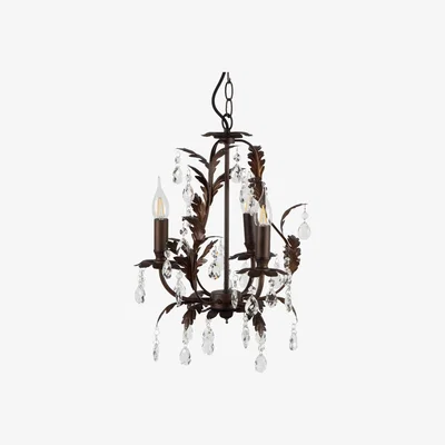 BHS.com Cristalo 3 Light Chandelier, Bronze