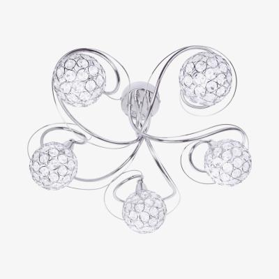 BHS.com Orianna Flush Light, Chrome