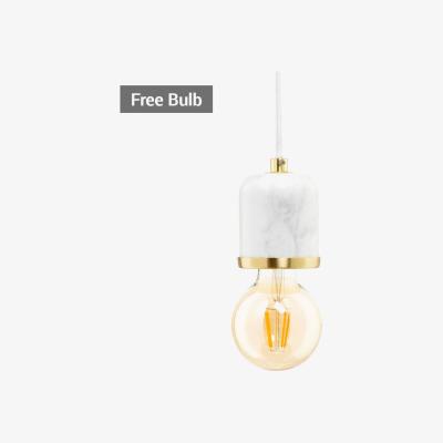 BHS.com Romano Marble E27 Cable Set with 95mm Bulb, Brass