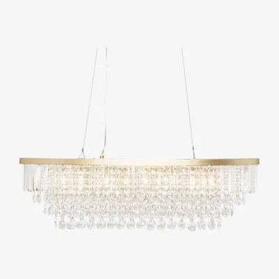 BHS.com Paladina Diner Ceiling Pendant, Satin Brass