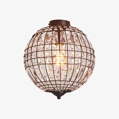 BHS.com Louisa Crystal Ball Flush, Bronze