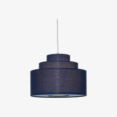 BHS.com Meena 30cm Tiered Easyfit Shade, Navy