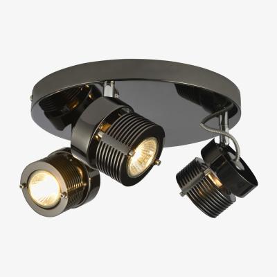 BHS.com Lucas Ceiling Spotlight Plate, Black Chrome