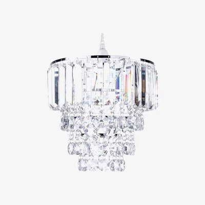 BHS.com Paladina Easyfit Shade, Chrome