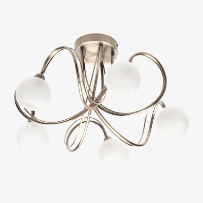 BHS.com Soni Large Flush Ceiling Light, Antique Brass