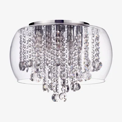 BHS.com Nore Small Encased Flush, Chrome