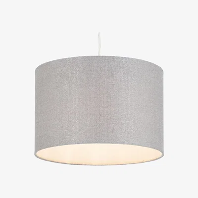 BHS.com Potter Textured Easyfit Shade, Silver
