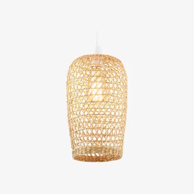 BHS.com Small Woven Rattan Easyfit Shade, Natural