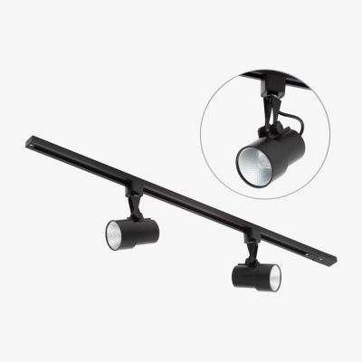 BHS.com 1m Track Kit with 2 Marne Heads and Integrated LED - Black