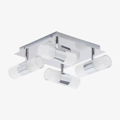BHS.com Skyla Crackle LED Bathroom Semi-Flush Light, Chrome