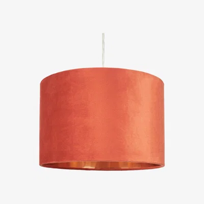 BHS.com Velvet 30cm Easyfit Shade, Burnt Orange