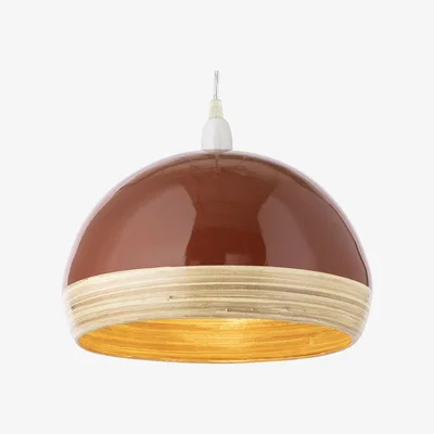 BHS.com Bamboo Dome Easyfit Shade, Burnt Orange