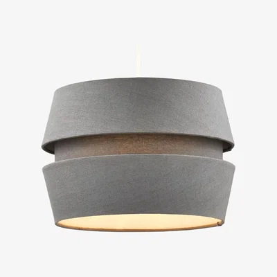 BHS.com Three Layer Linen Easyfit Shade, Grey