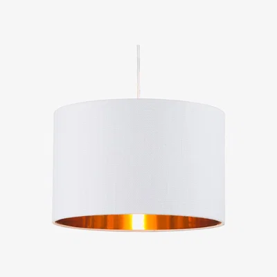 BHS.com Corin Easyfit Shade, White and Rose Gold