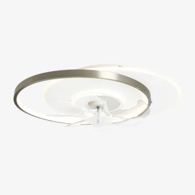 BHS.com Ingram LED Dimmable Fan Ceiling Light, Satin Nickel