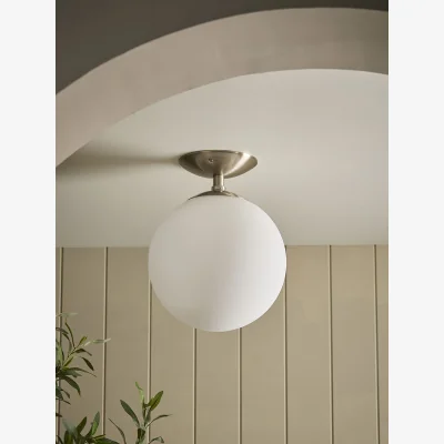 Cox and Cox Orbelle Opal Glass Ceiling Light
