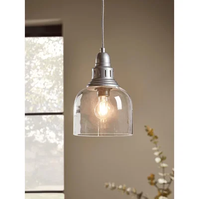 Cox and Cox Zinc & Glass Pendant