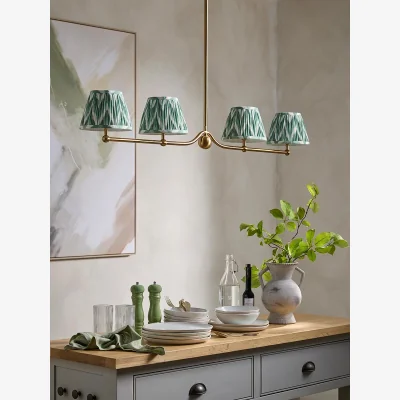 Cox and Cox Linear Brass Bar Light
