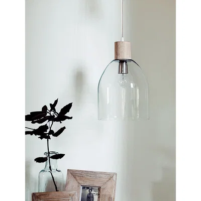 Cox and Cox Alma Glass Dome Pendant