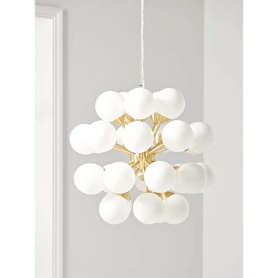 Cox and Cox NEW Frosted Globe Cluster Pendant