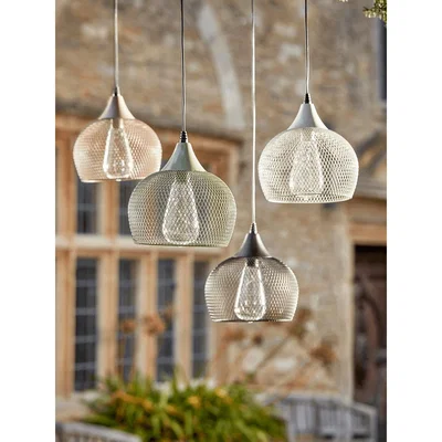 Cox and Cox NEW Four Solar Mesh Pendants