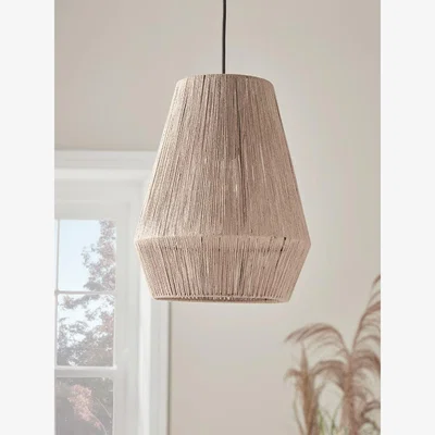 Cox and Cox Tapered Woven Rope Pendant