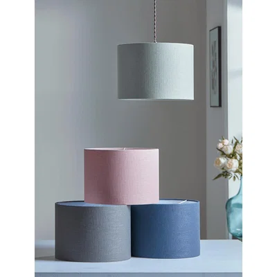 Cox and Cox Small Cotton Shade - Grey