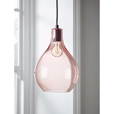 Cox and Cox NEW Teardrop Pendant - Blush