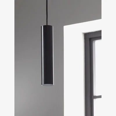 Cox and Cox Pillar Pendant - Black