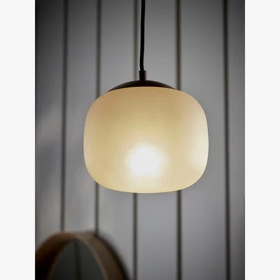 Cox and Cox Frosted Squoval Pendant