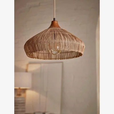 Cox and Cox Tapered Bamboo Pendant