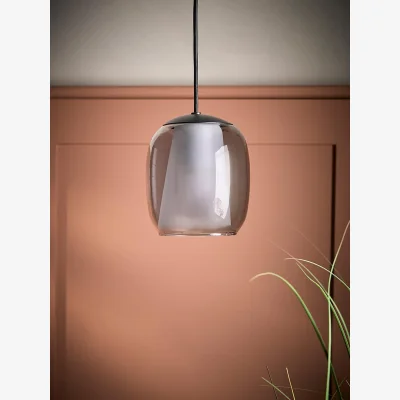 Cox and Cox Frosted Cone Pendant