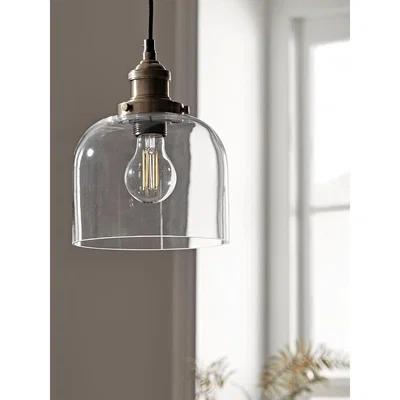 Cox and Cox Brass & Glass Pendant