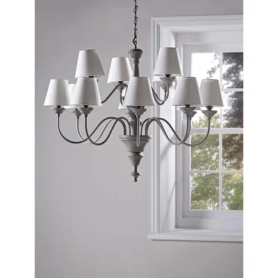 Cox and Cox Grand Grey Chandelier