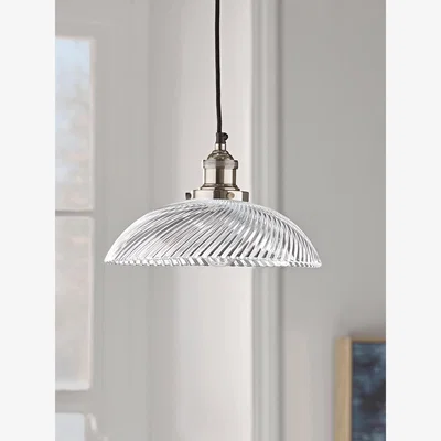Cox and Cox Ribbed Spiral Pendant
