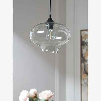 Cox and Cox Glass Bud Pendant