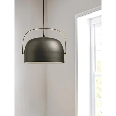 Cox and Cox Black & Brass Pendant Light