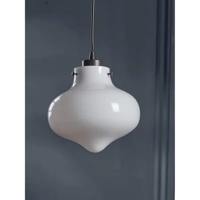 Cox and Cox White Drop Pendant