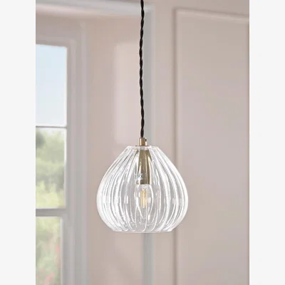 Cox and Cox Fluted Tapered Pendant