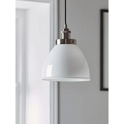 Cox and Cox Frosted Glass Dome Pendant