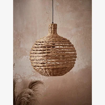 Cox and Cox Round Seagrass Pendant