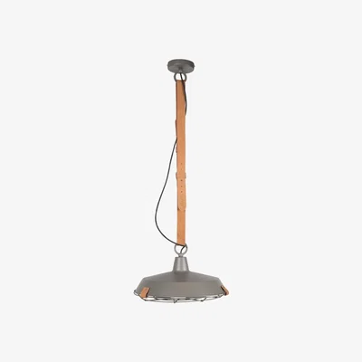 Cuckooland Zuiver Dek Office Style Ceiling Light in Grey - Medium