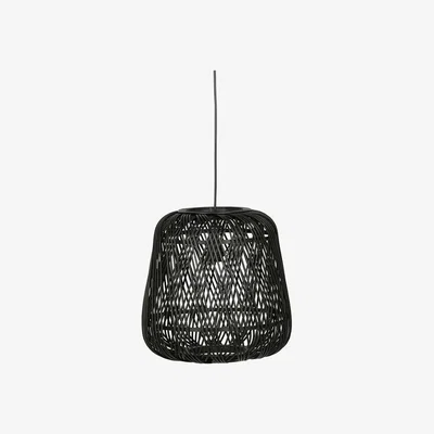 Cuckooland Woood Moza Bamboo Pendant Light - Black