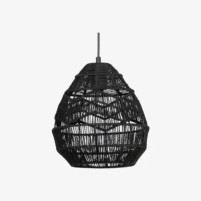 Cuckooland Woood Adelaide Large Pendant Light - Black