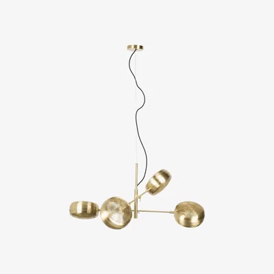Cuckooland Zuiver Gringo Multi Pendant Light in Brass