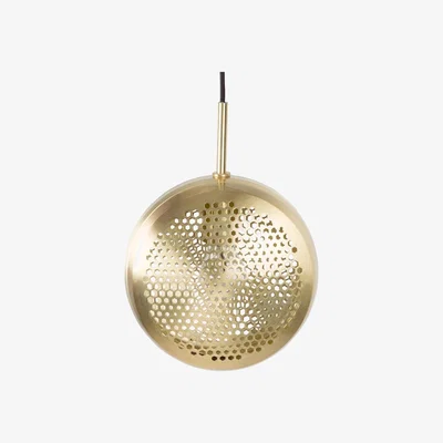 Cuckooland Zuiver Gringo Flat Pendant Light in Brass