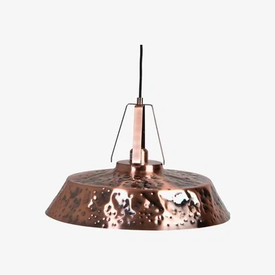 Cuckooland Dutchbone Industrial Ceiling Light in Copper Iron Finish