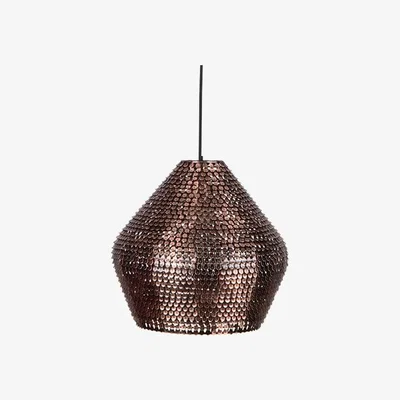 Cuckooland Dutchbone Cooper Handmade Ceiling Light in Sparkling Copper Finish - Small